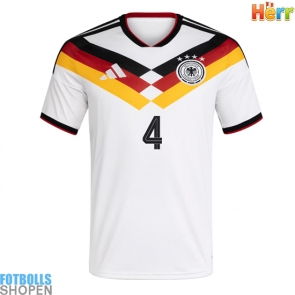 Billiga Tyskland Jonathan Tah #4 Hemmatröja VM 2026 Kortärmad